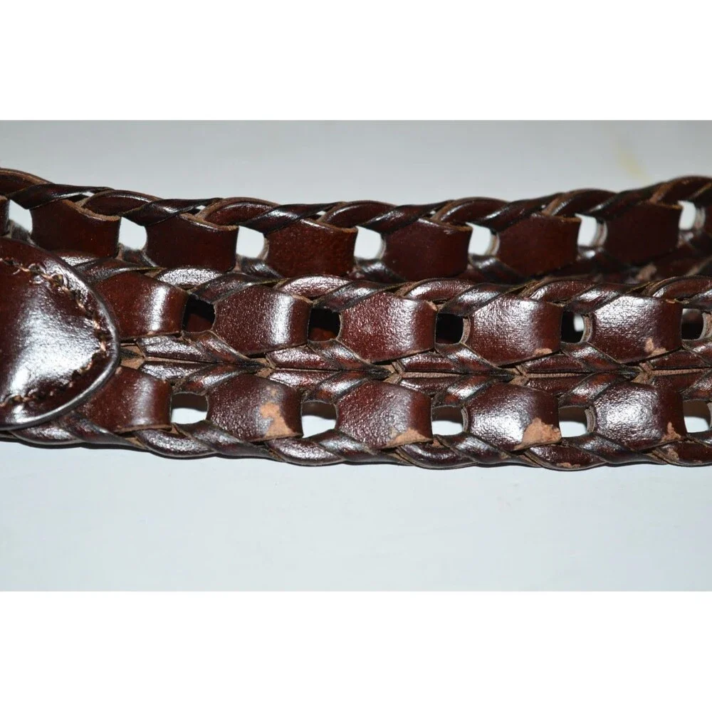 Mens Leather Belt‎  Hagger Brown 36 Boho style